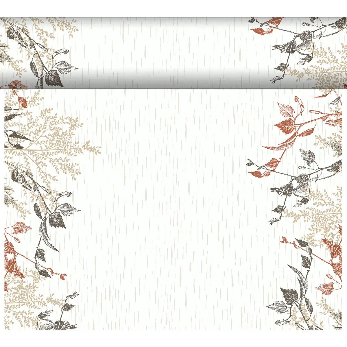 Tête-à-Tête Tischläufer BIO Dunicel - Wood & Nature, 24 m x 40 cm, 20 Abschnitte