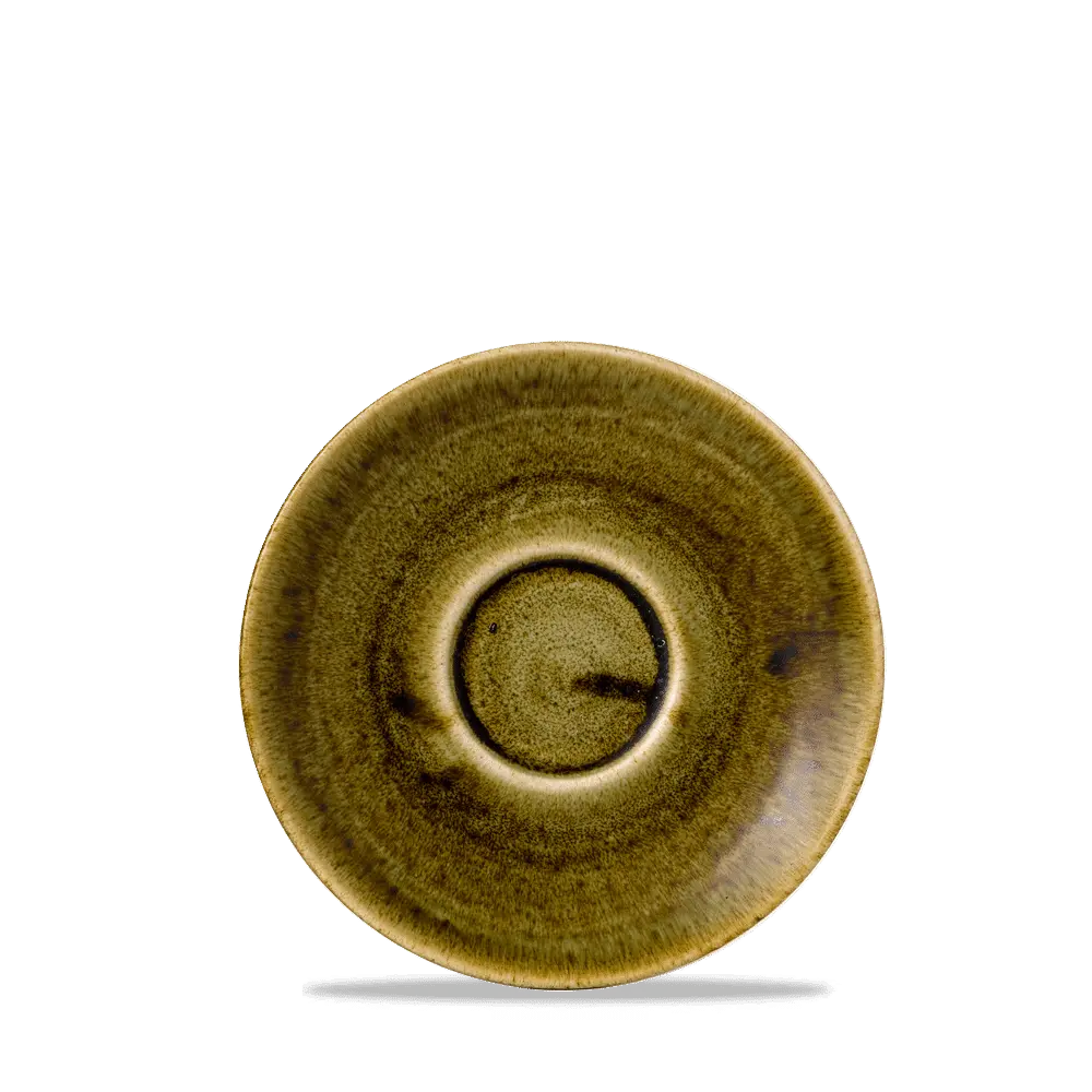 Stonecast - Plume olive Untertasse, Ø 15,6 cm