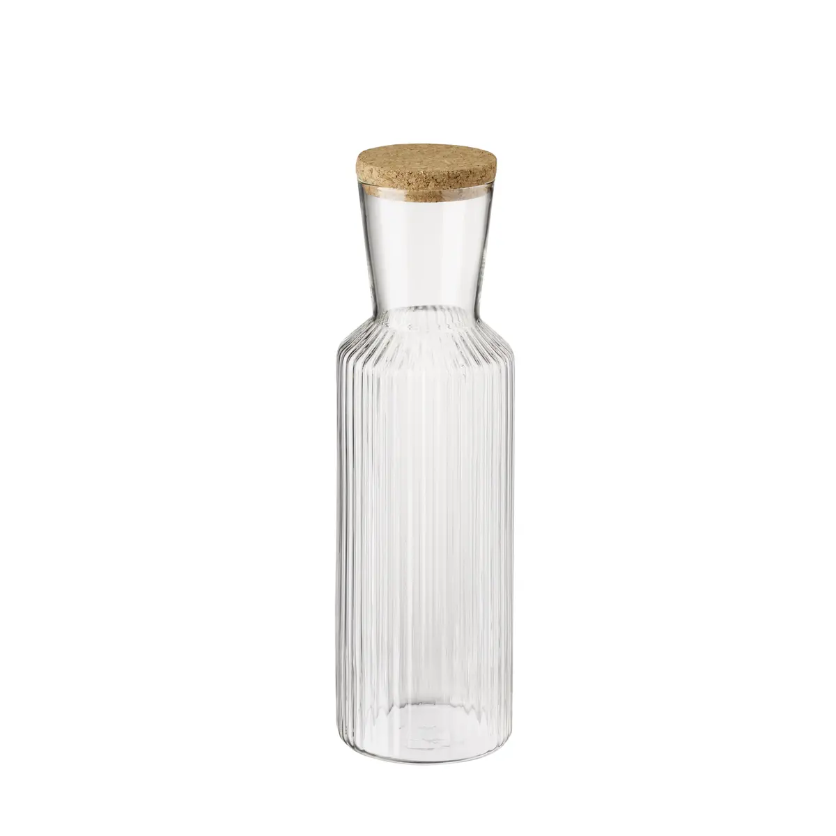 APS - LINES Glaskaraffe, 1.0 ltr., Deckel aus Kork