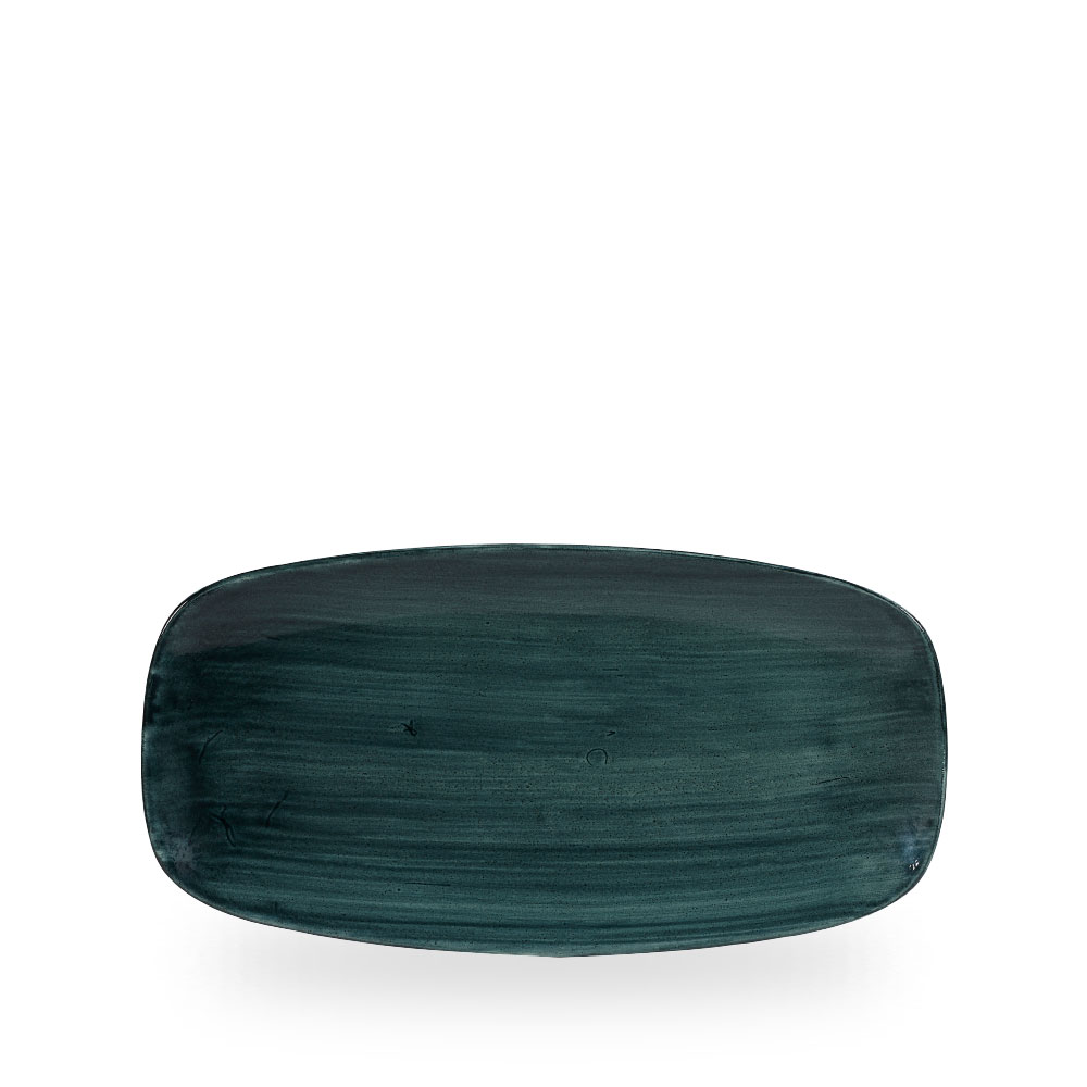 Churchill Stonecast Patina Rustic Teal Platte Rechteckig 29,8 x 15,3 cm