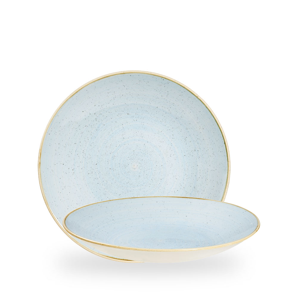 Churchill Stonecast Duck Egg Teller Tief Coup 25,5 cm