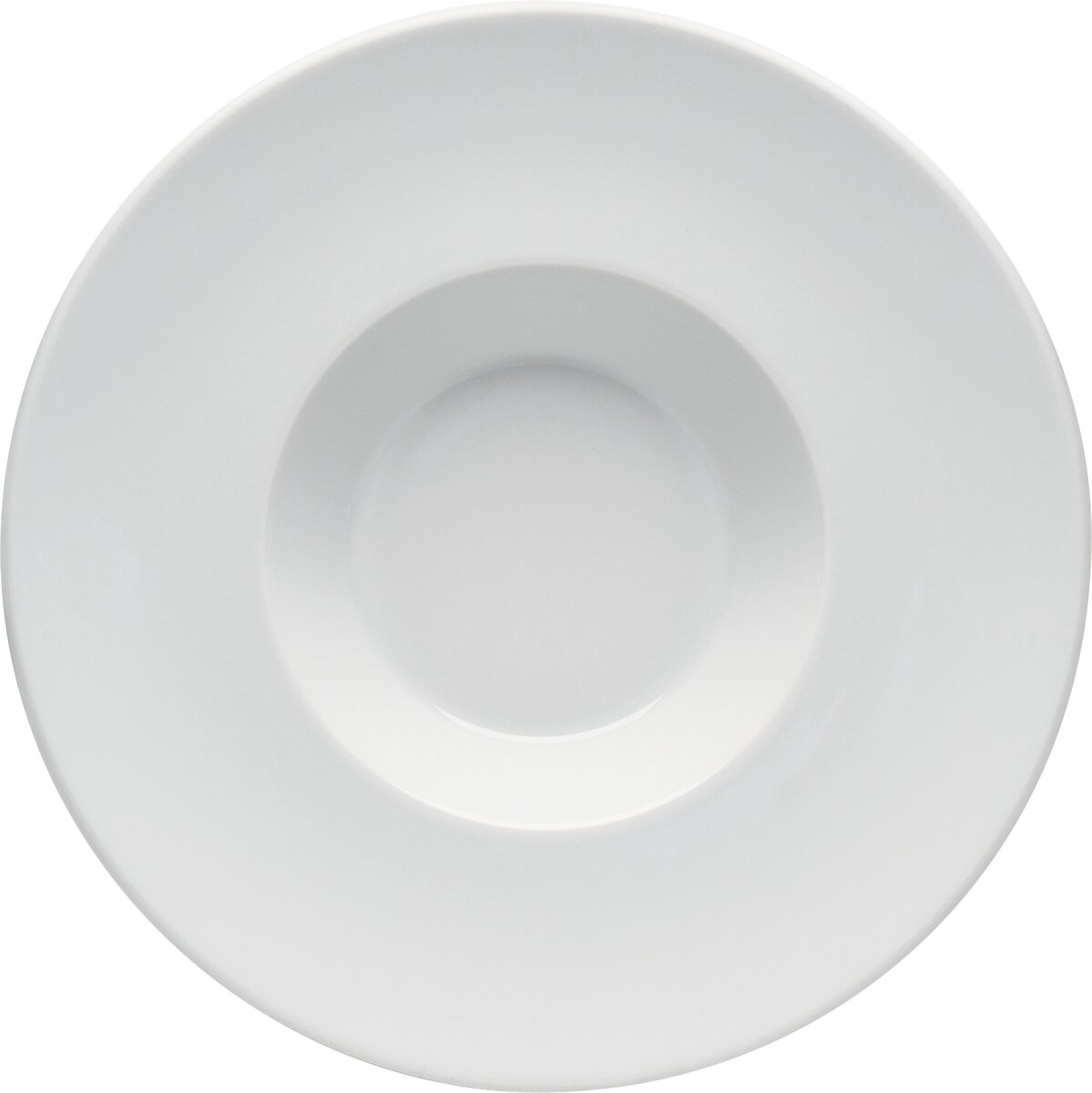 Maitre - Teller tief rund breite Fahne, 28 cm