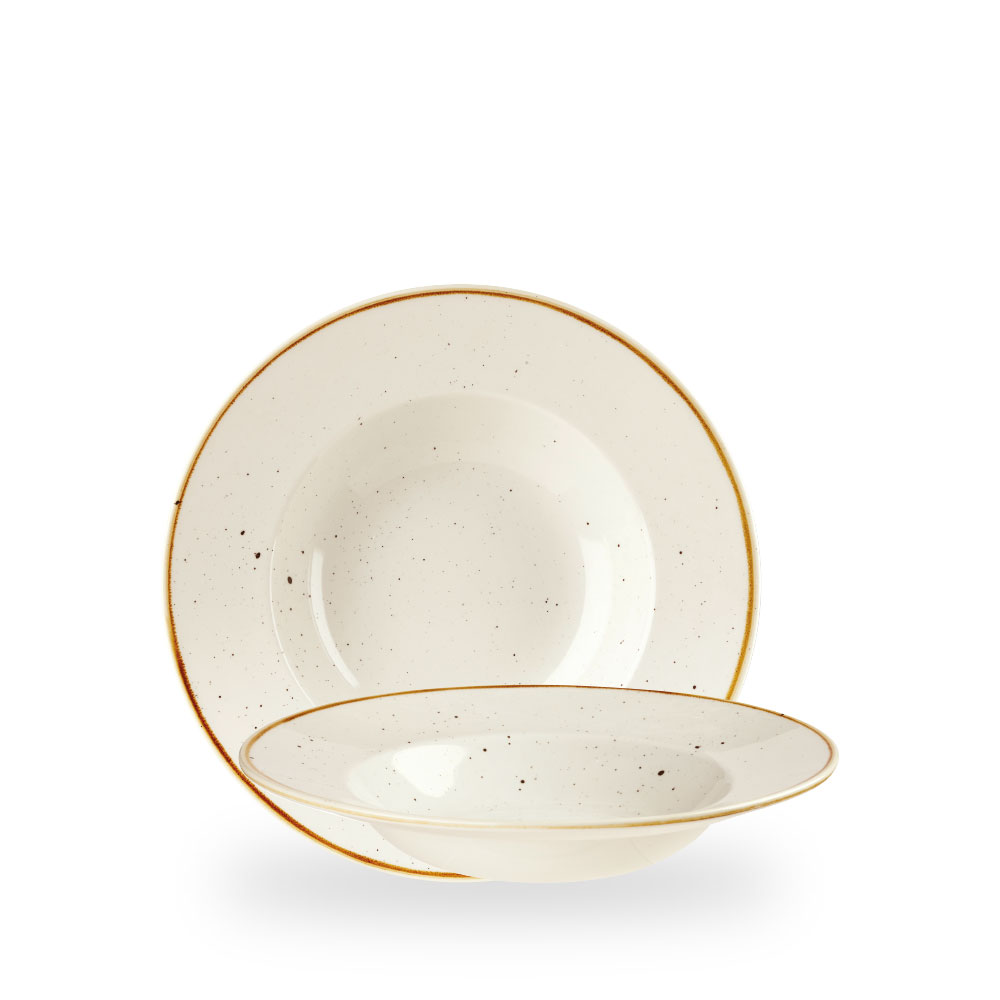 Churchill Stonecast Barley White Teller Tief 24 cm, 28,4Cl