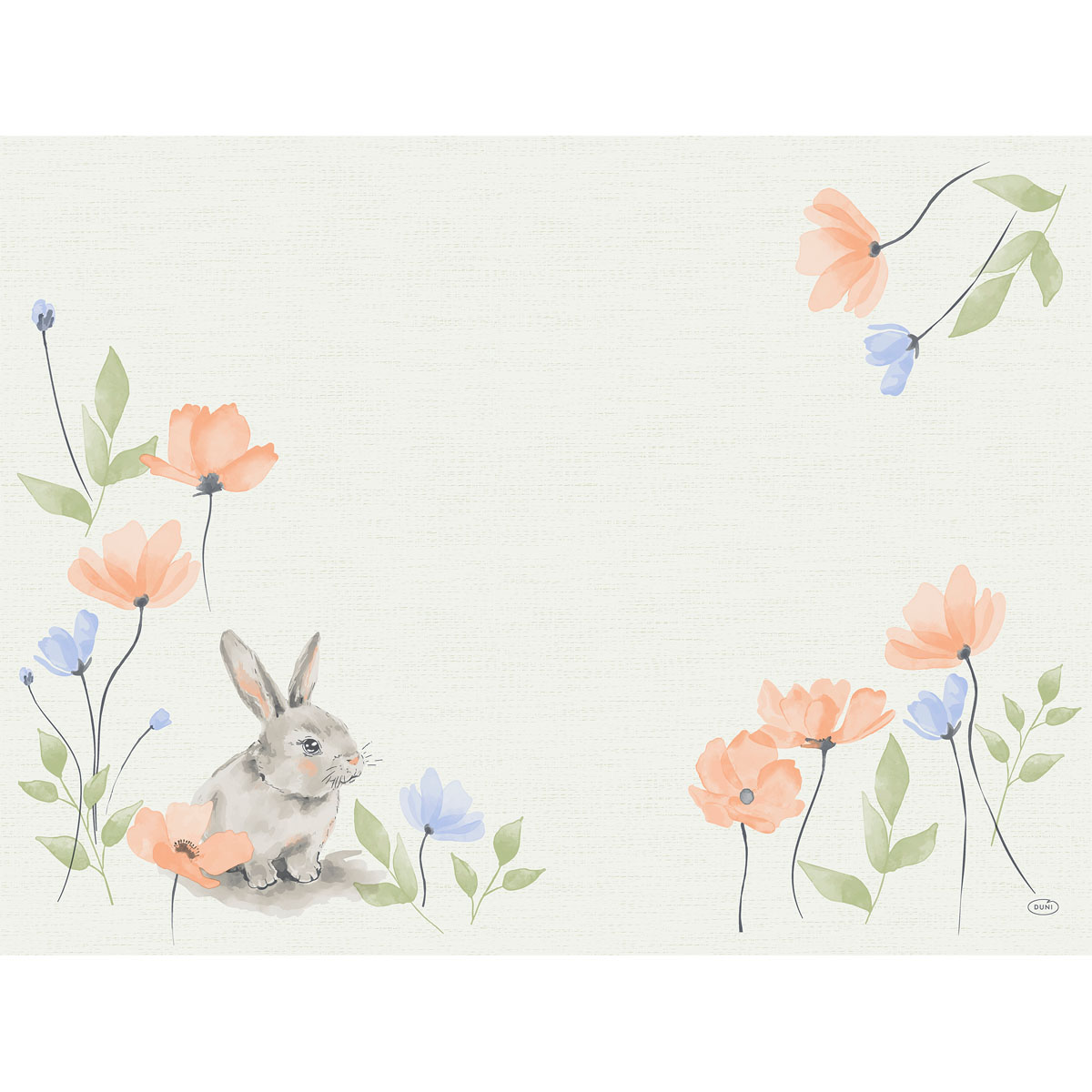 BIO Dunicel Tischsets - Bunny Bloom, 30 x 40 cm