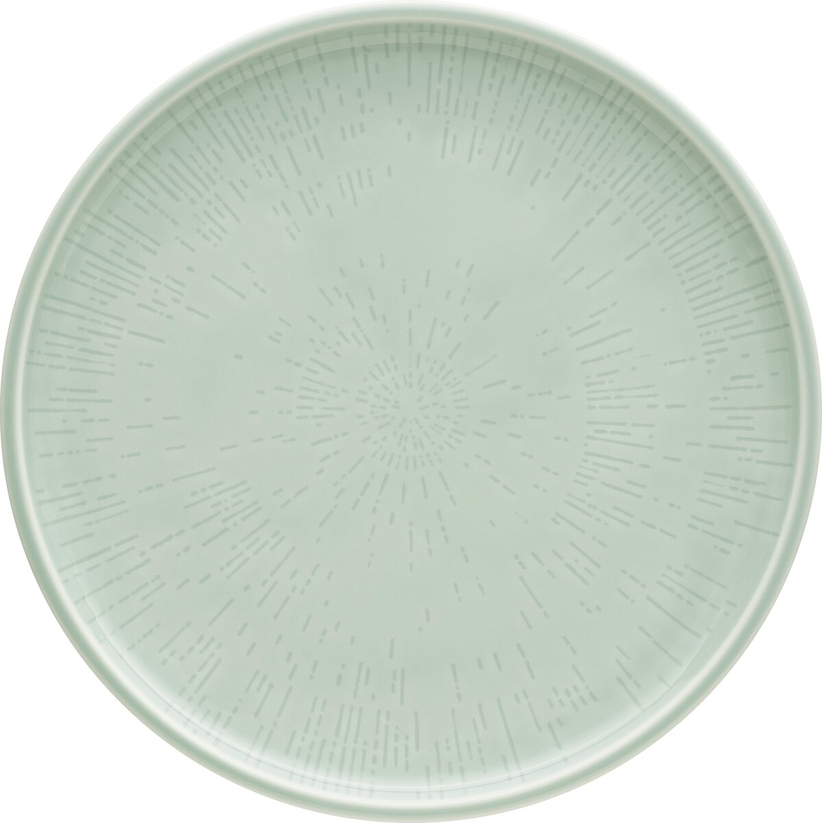 Shiro Glaze Frost - Teller flach rund coup Struktur, 24 cm