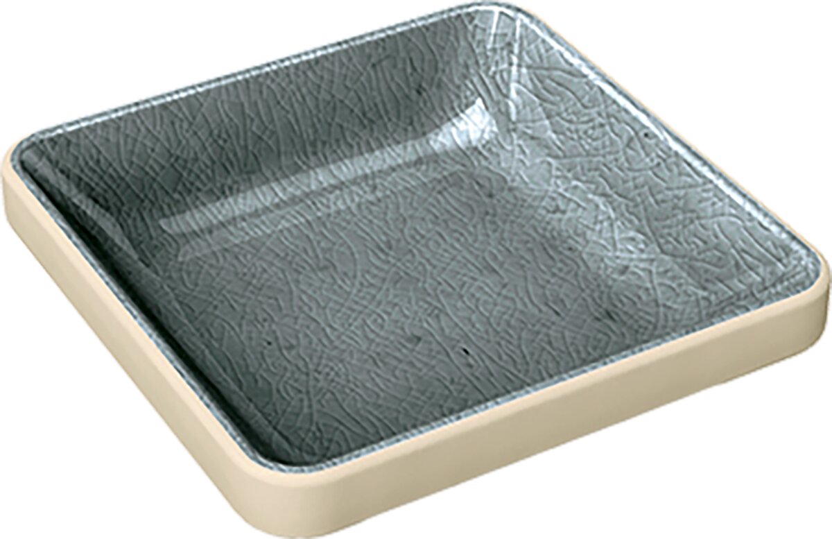 Nara Grey - Schälchen quadratisch, stapelbar, grau, 9 x 9 cm, 0.08 ltr.