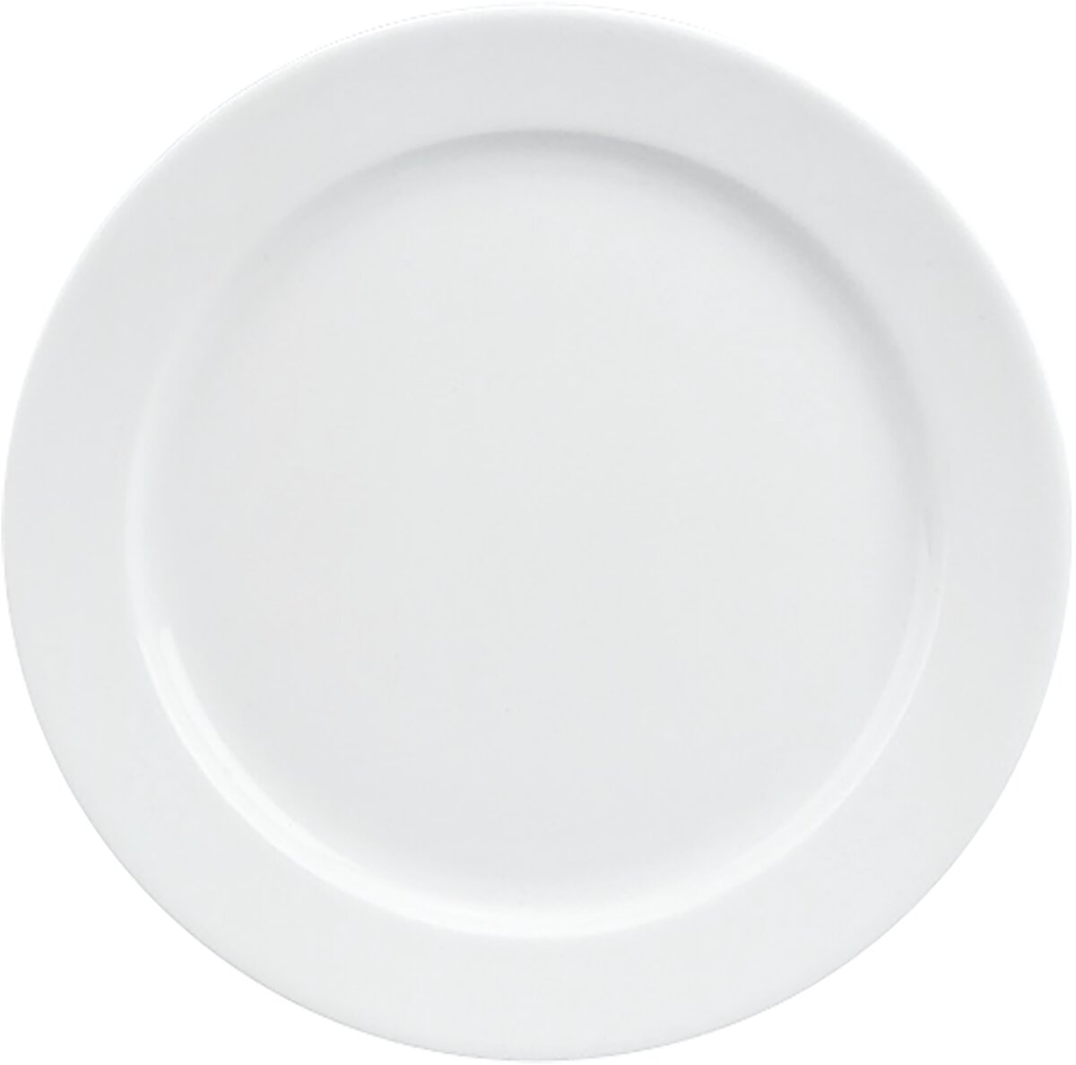Form 898 - Teller flach rund Fahne, 21 cm
