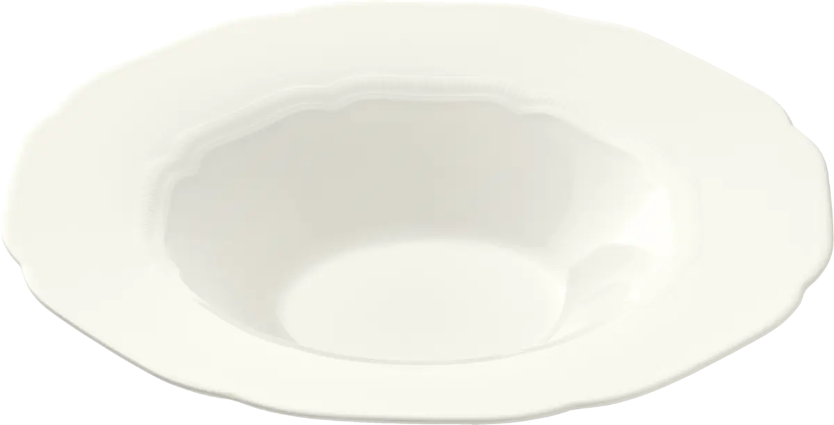 Create - Teller tief rund Fahne Relief 28 cm