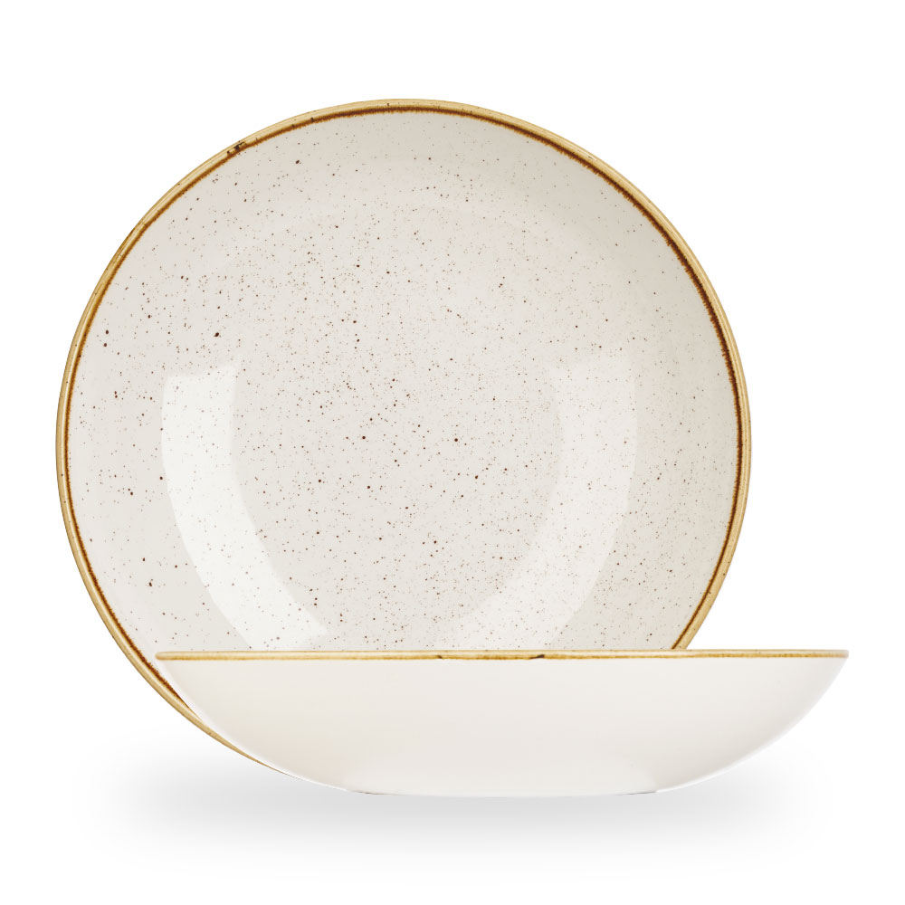 Churchill Stonecast Barley White Teller Tief Coup 31 cm