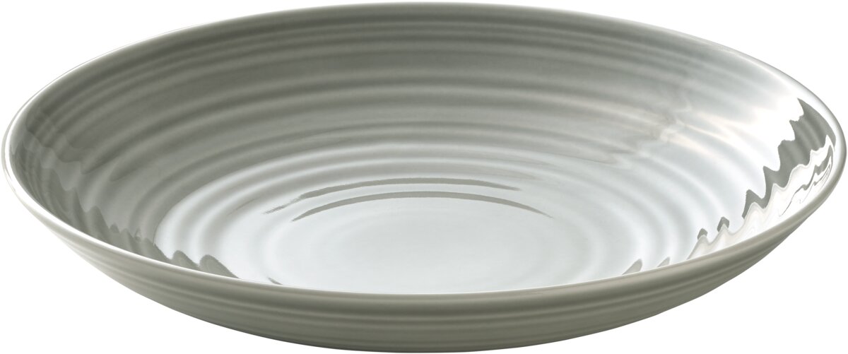 Country house - Teller tief rund coup Struktur, GRAY, 26 cm