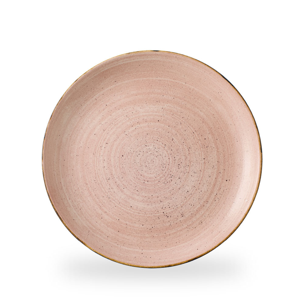 Churchill Stonecast Raw Terracotta Teller Flach Coup 28,8 cm