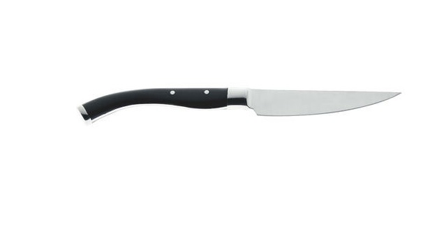 Steakmesser - ergonomischer POM Griff schwarz, Edelstahl 18/10