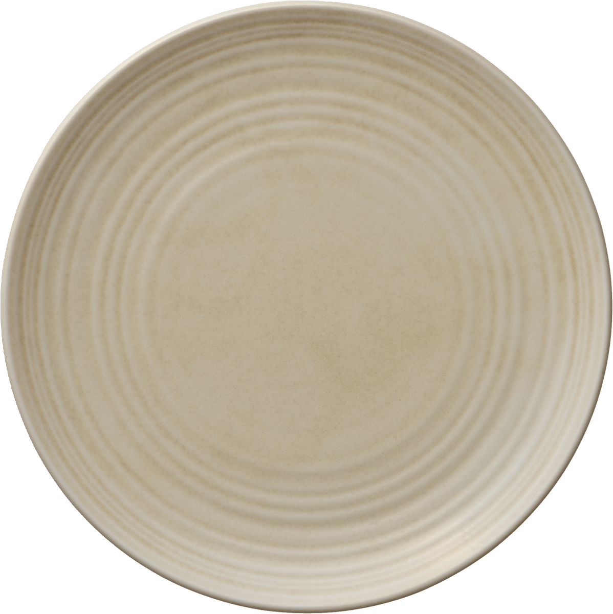 Country House - Teller flach rund coup Struktur SAND 17cm