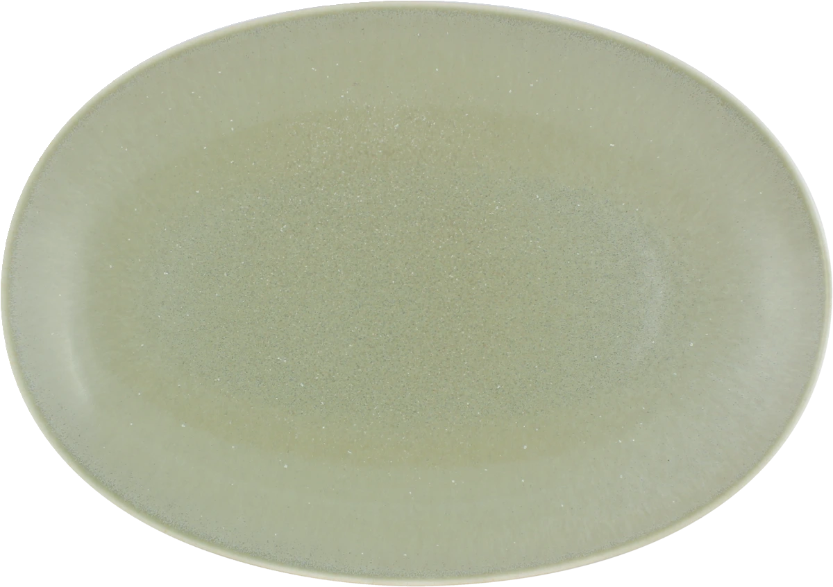 Balance, Matcha - Platte oval coup 32 x 24 cm