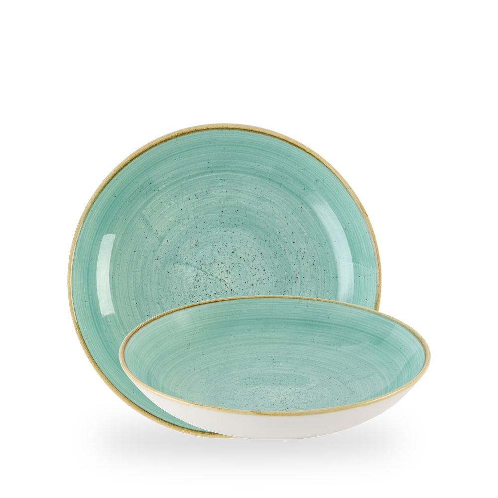 Churchill Stonecast Mint Teller Tief Coup 24,8 cm