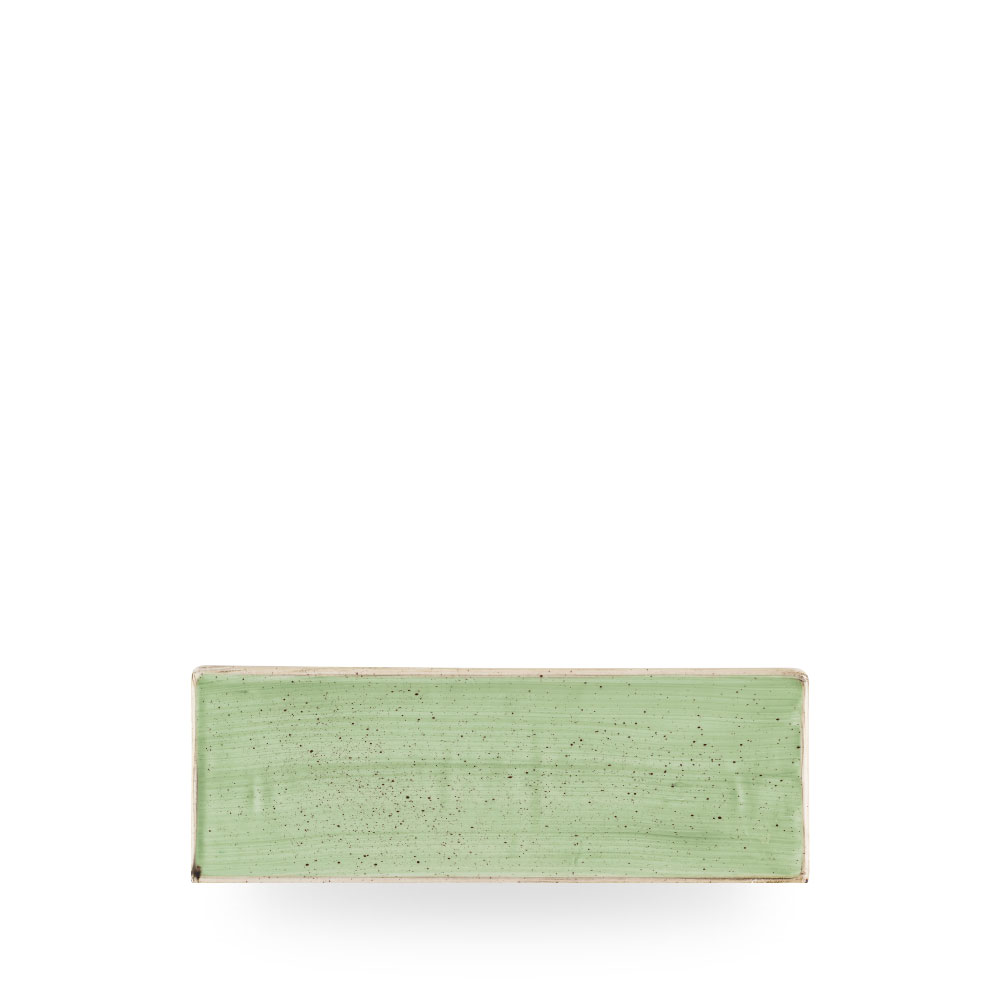 Churchill Stonecast Sage Green Tablett Mit Griff 24,7 x 8,8 cm