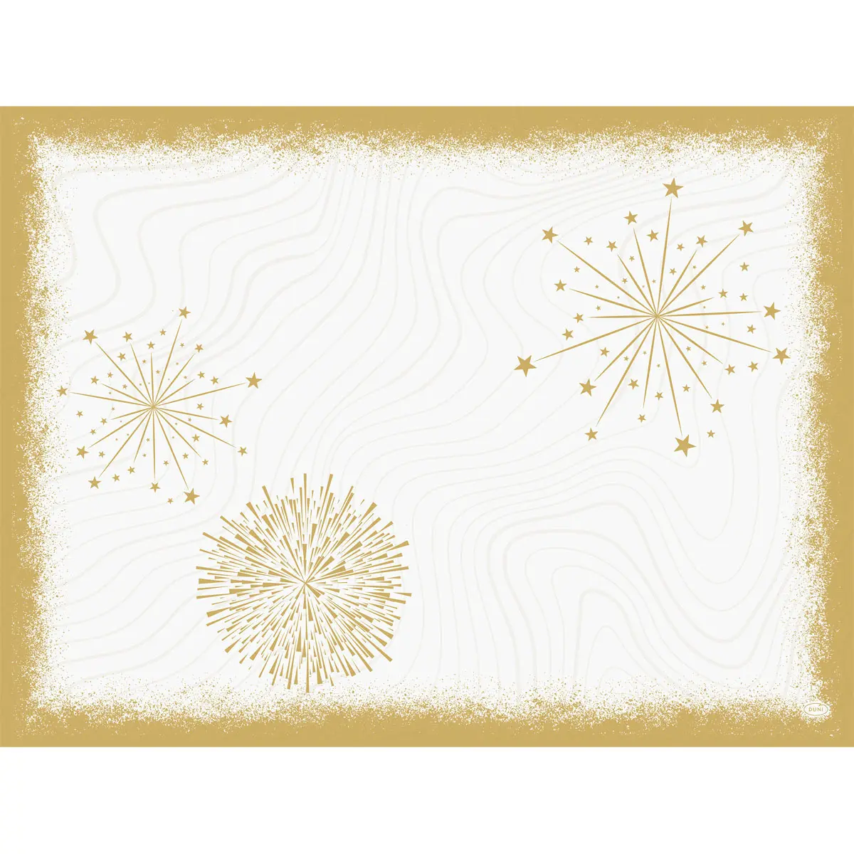Tischsets BIO Dunicel - Sparkly white, 30 x 40 cm
