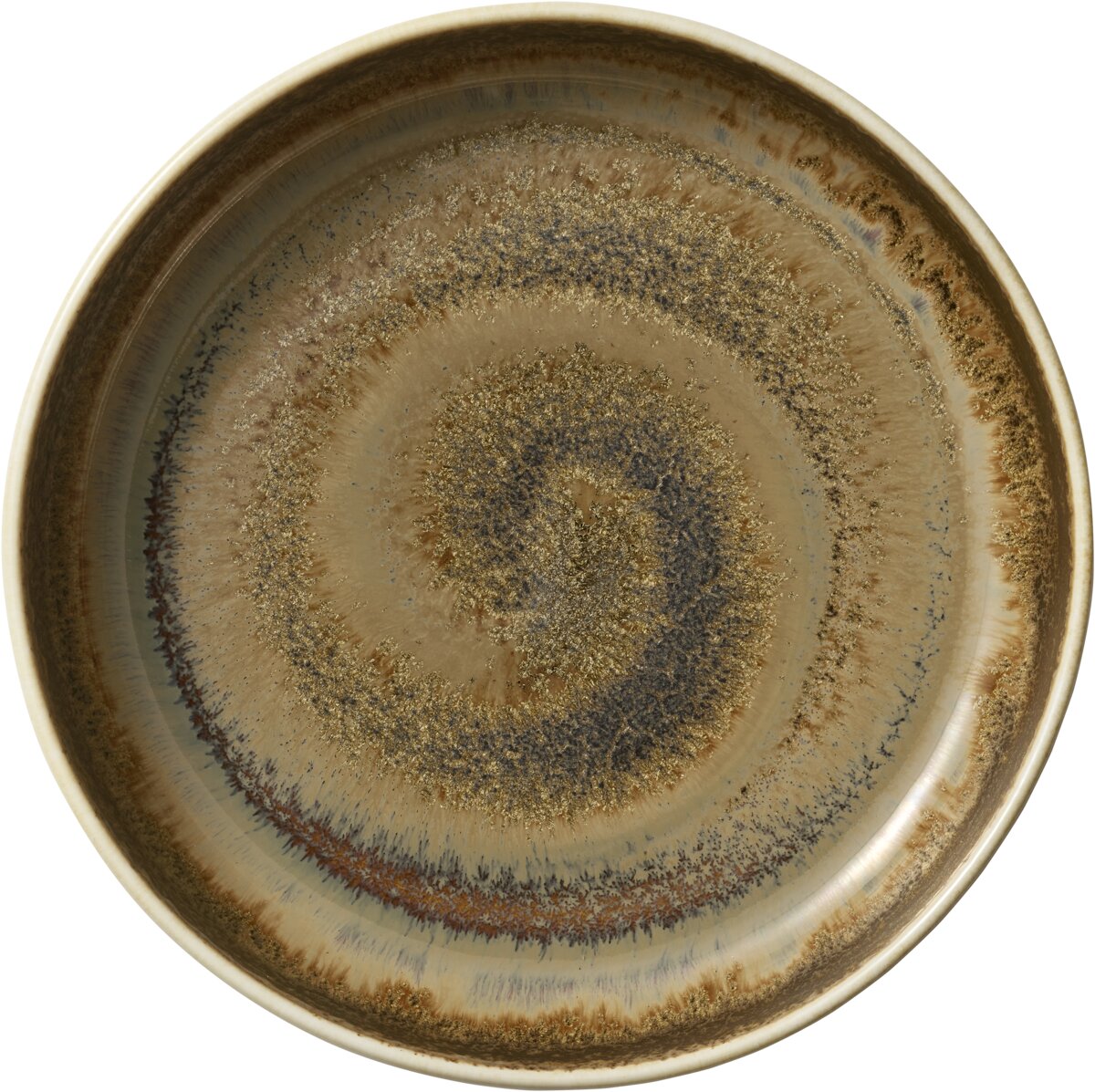 Perfect Match Cumin - Teller tief rund hoher Rand, 21 cm