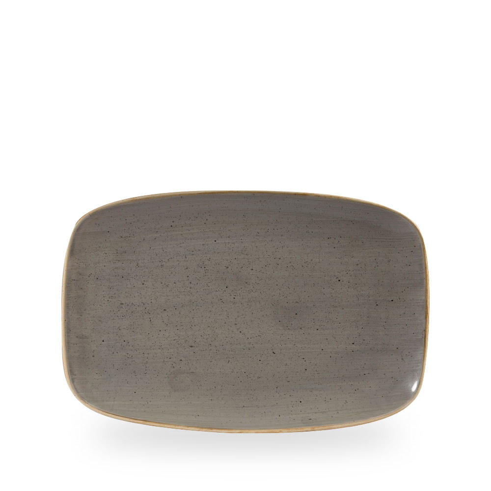Churchill Stonecast Grey Oblong Chefs Platte 30 x 19.9 cm