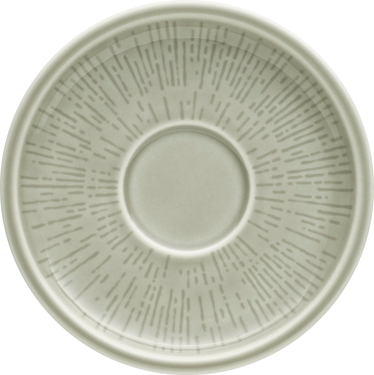Shiro Glaze Steam - Untertasse rund Struktur, 13 cm