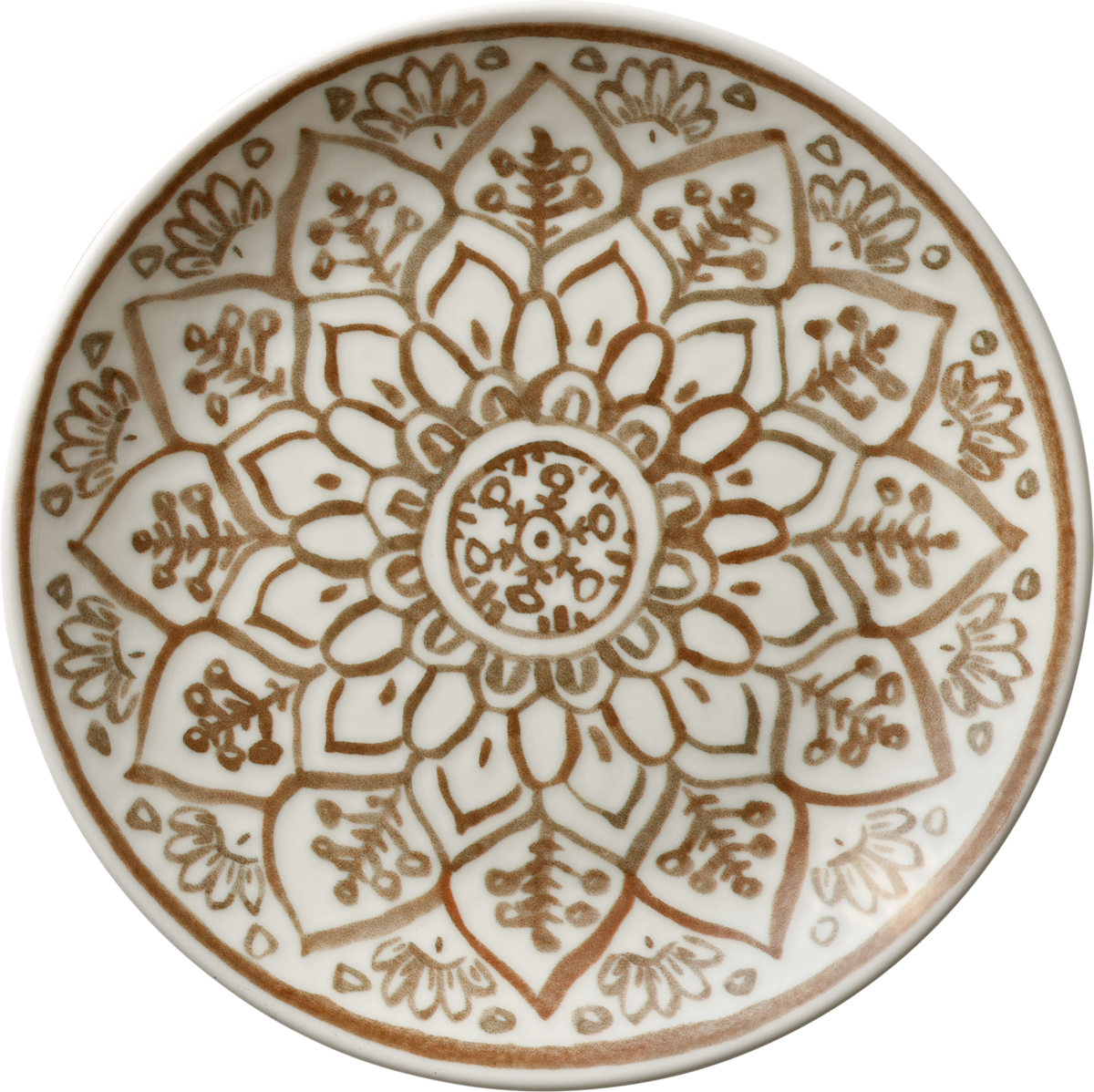 Soulmate - Teller flach rund coup sienna 21cm