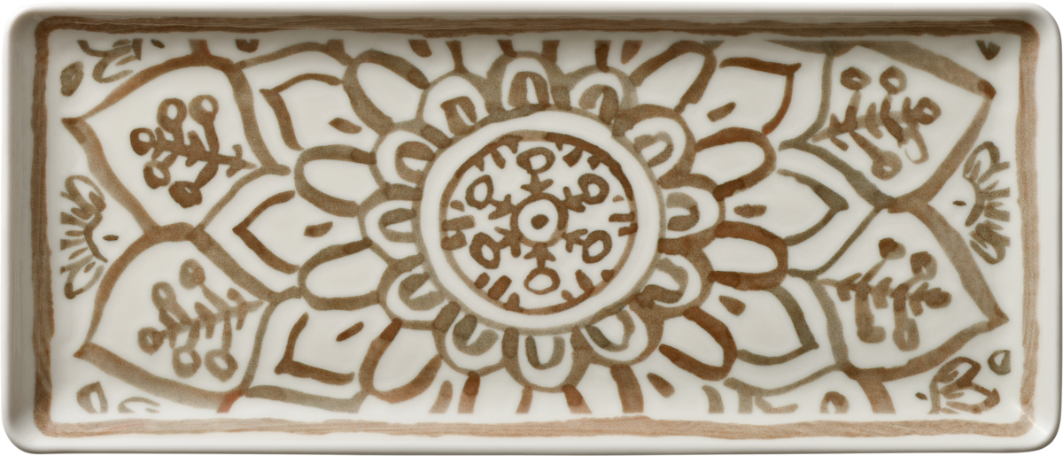 Soulmate - Platte rechteckig sienna 35x15cm