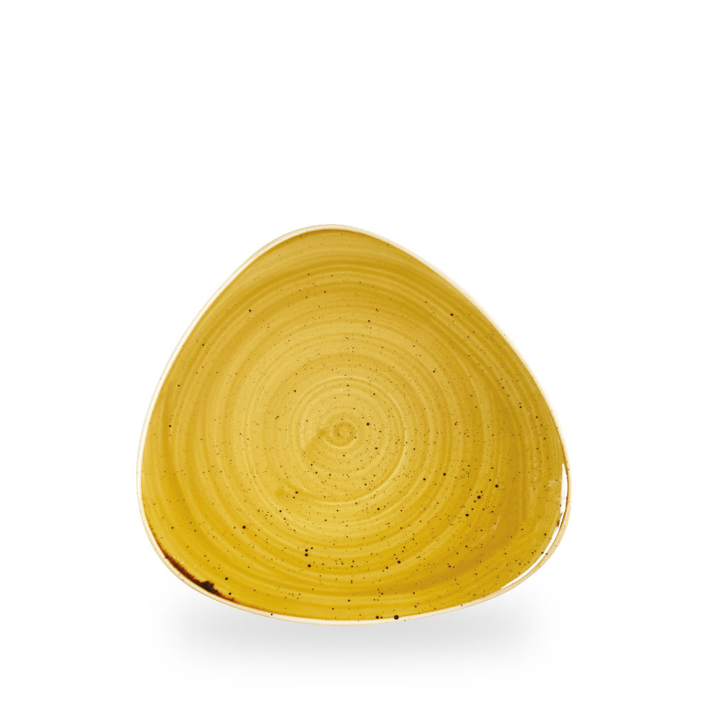 Churchill Stonecast Mustard Teller Dreieckig 22,9 cm