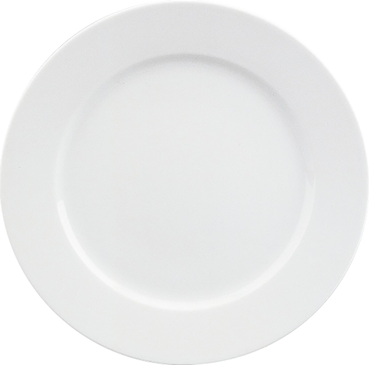 Fine Dining - Teller flach rund Fahne 21 cm
