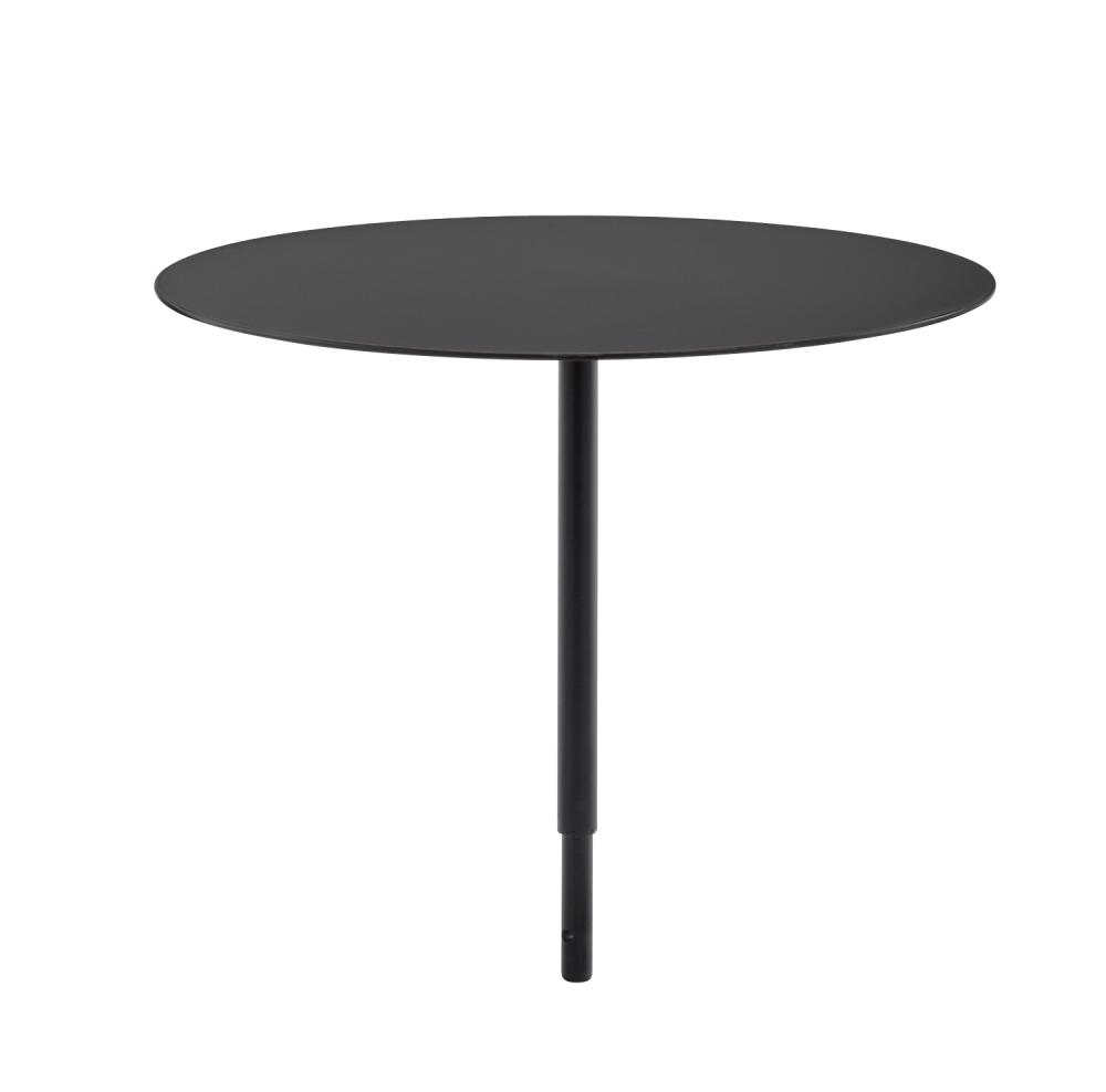 Valo - Podest rund, Metall, schwarz