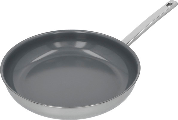 Bratpfanne mit Ceraforce Antihaftbeschichtung, 28 cm, 18/10 Edelstahl, rund