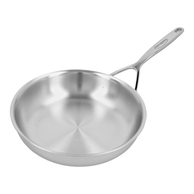 Bratpfanne, 24 cm, 18/10 Edelstahl, rund