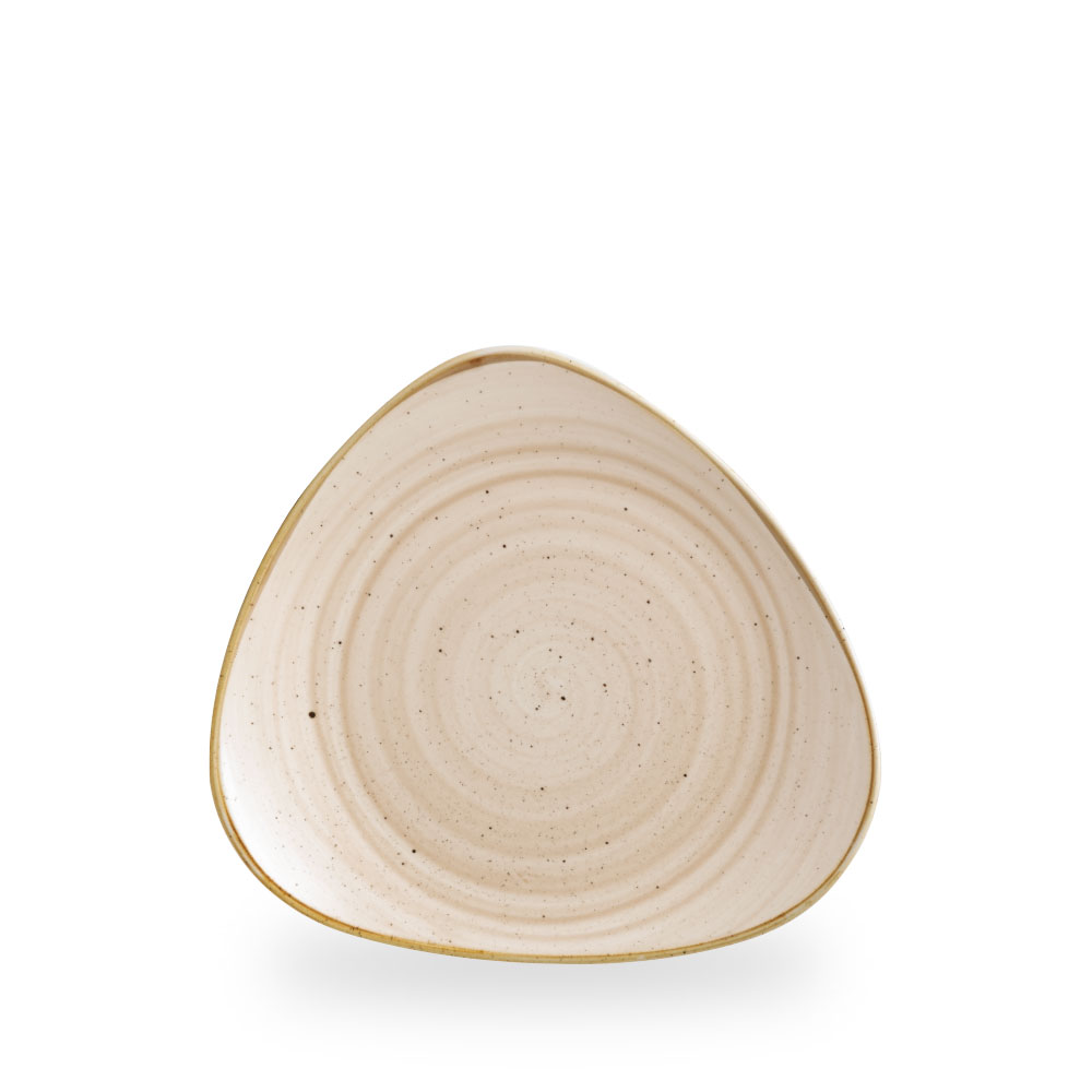 Churchill Stonecast Nutmeg Cream Teller Dreieck 22,9 cm