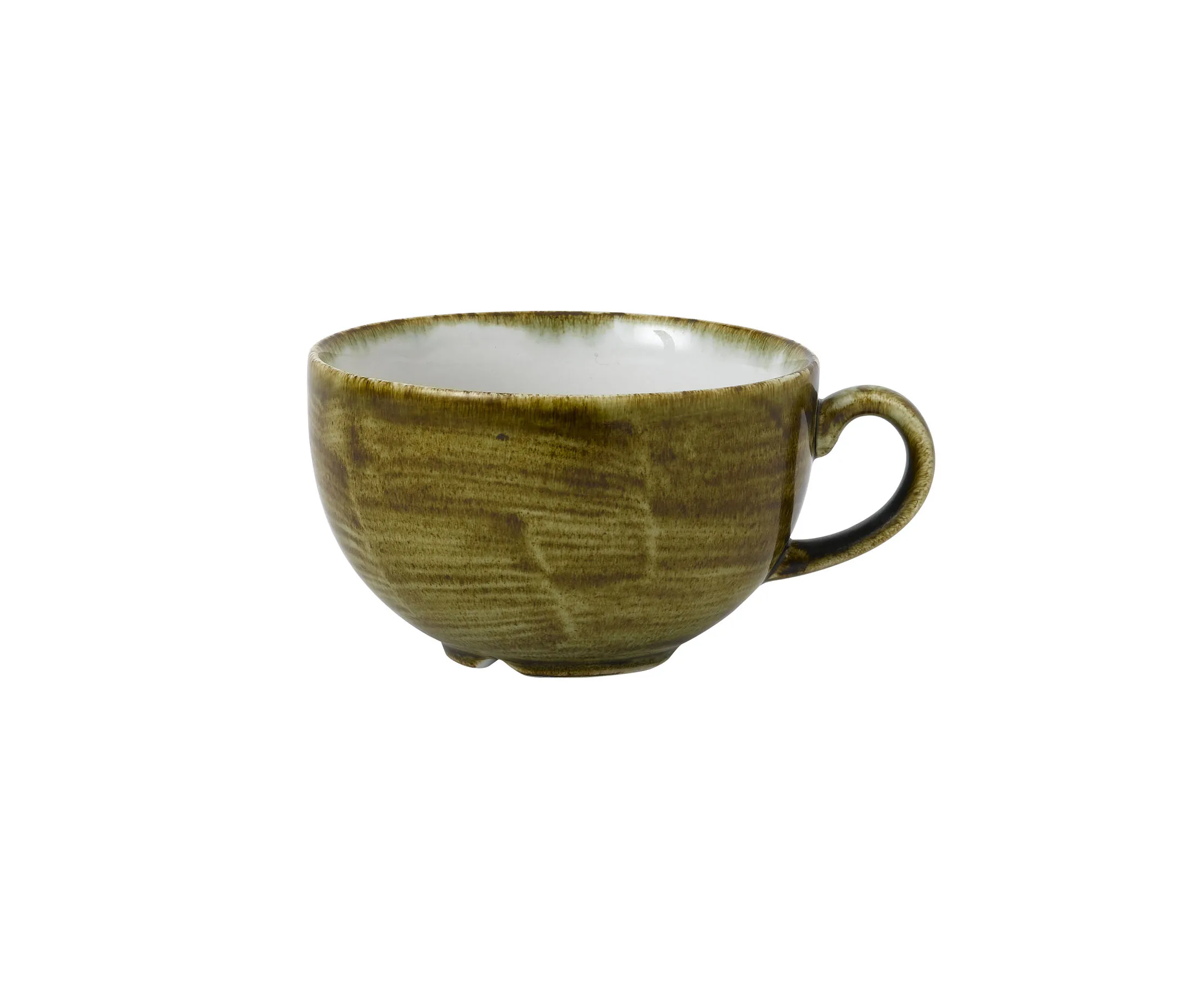 Stonecast - Plume olive Cappuccino Tasse, 0,22 ltr.