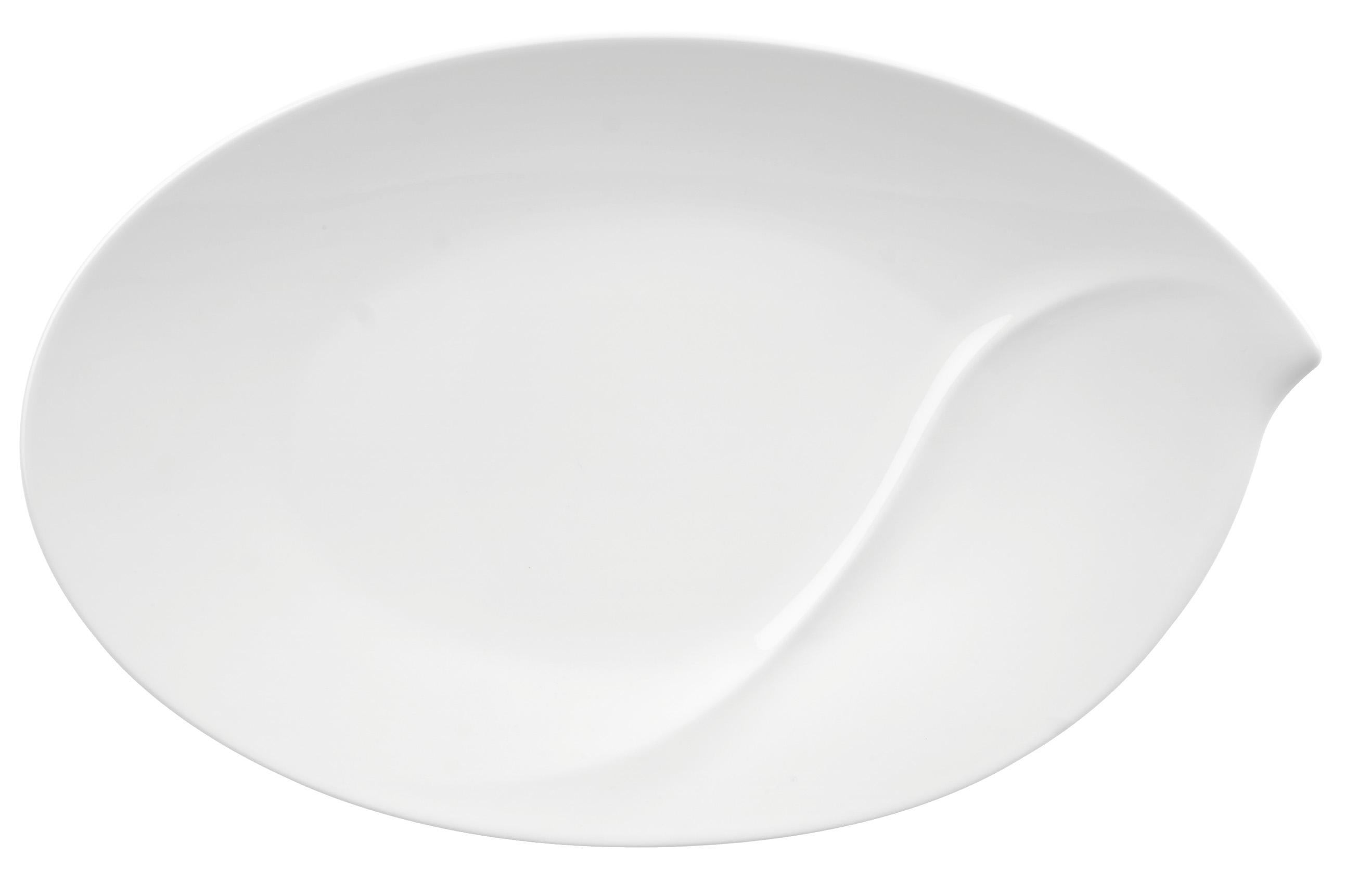 Flow - Platte oval, 36 cm