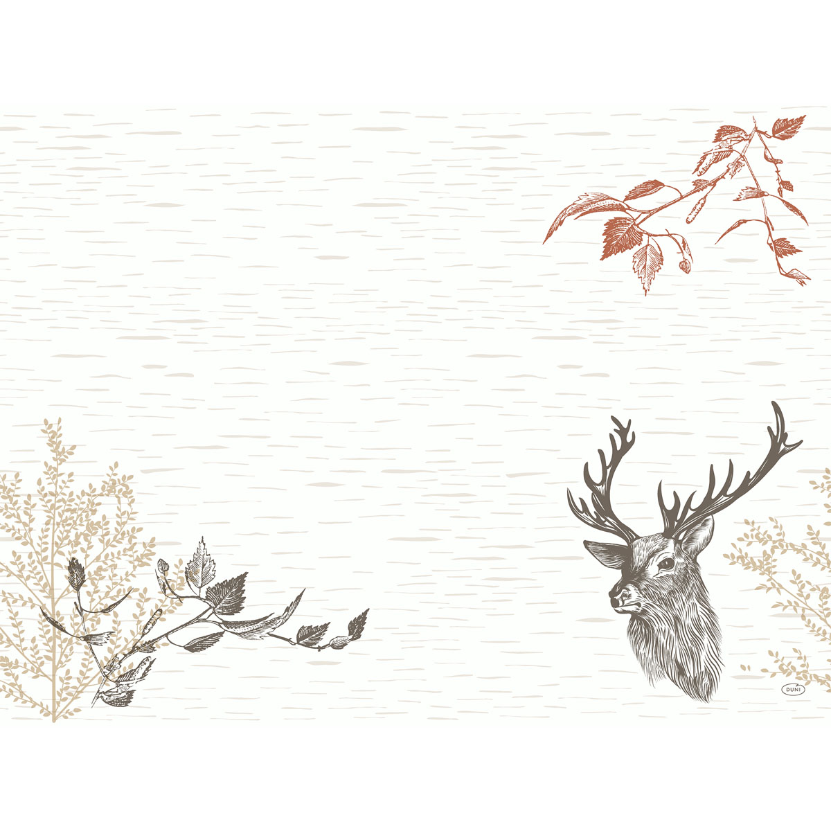 Tischsets BIO Dunicel - Wood & Deer, 30 x 40 cm