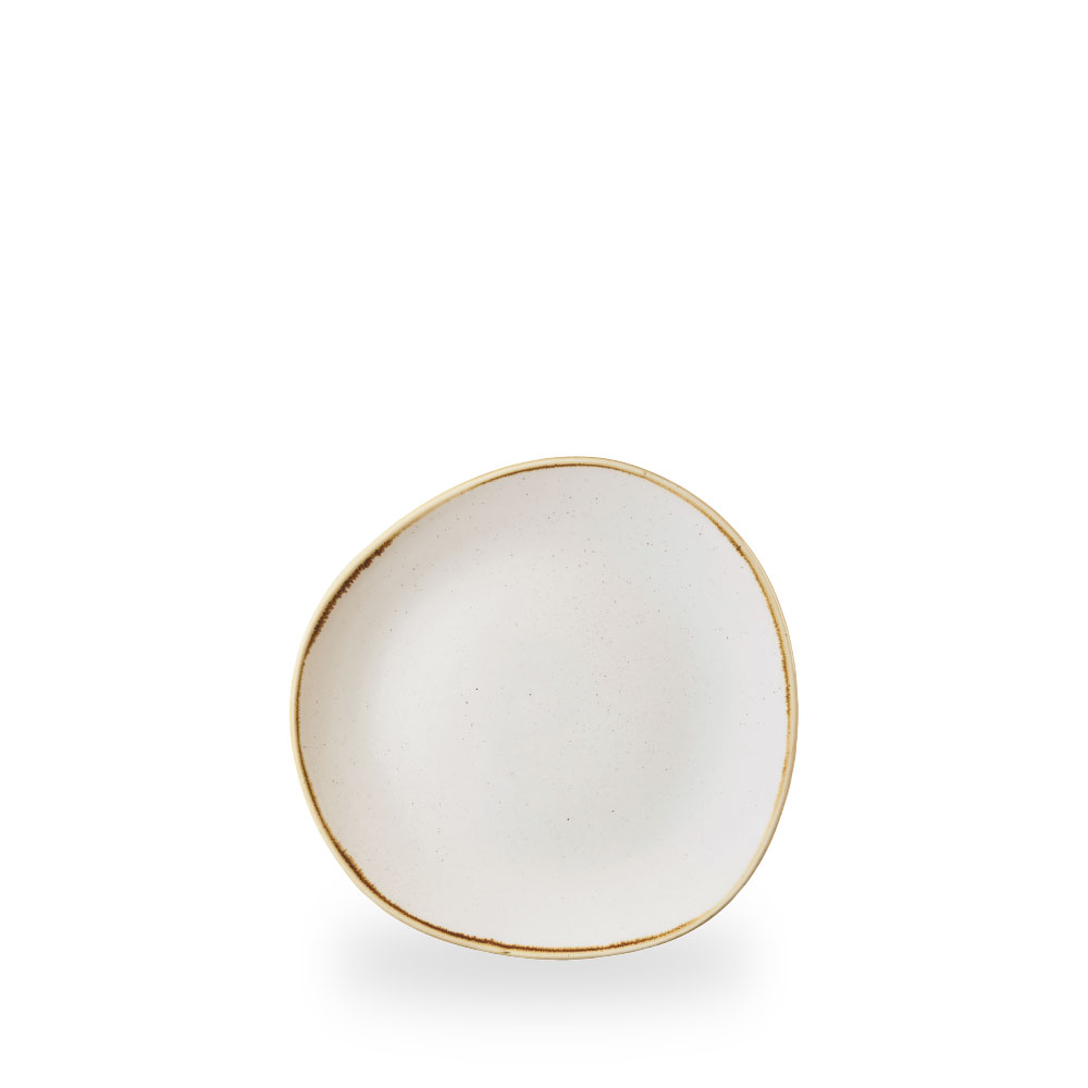 Churchill Stonecast Barley White Teller Flach Organi. 18,6 cm