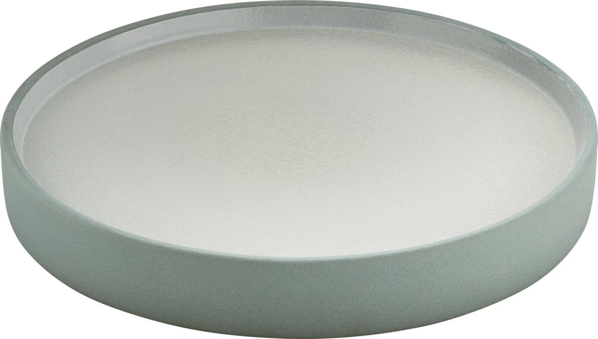 2in1 Grau-Weiß - Teller flach, halbtief rund, 21 cm