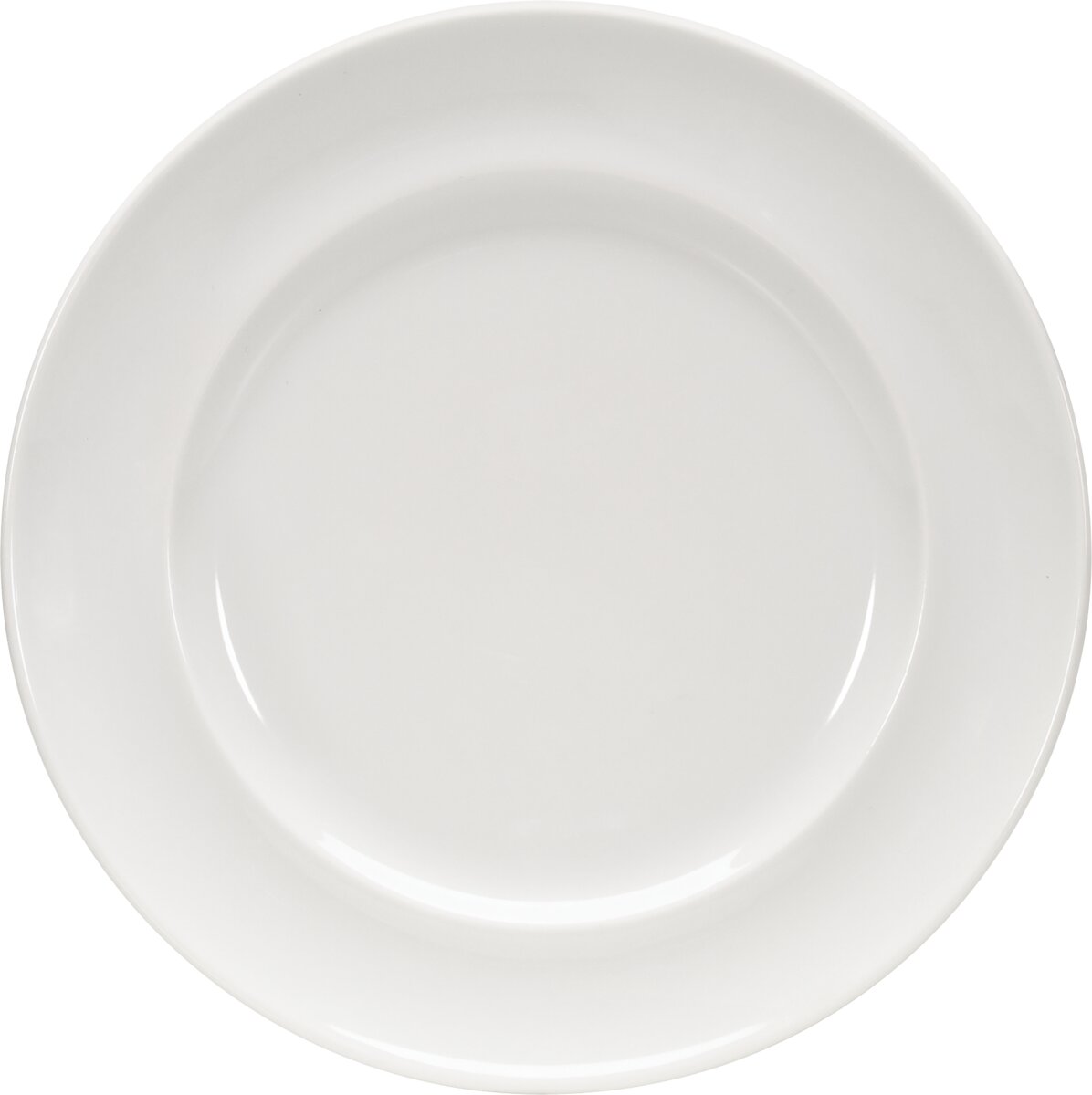 Enjoy - Teller flach rund schmale Fahne, 25 cm