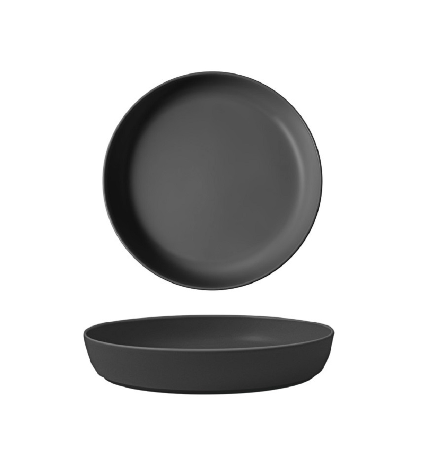 Iconic La Boule - Schale flach schwarz, 24 x 4 cm, 1.1 ltr.