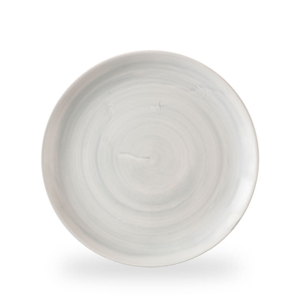 Churchill Stonecast Canvas Grey Teller Flach Coup 28,8 cm