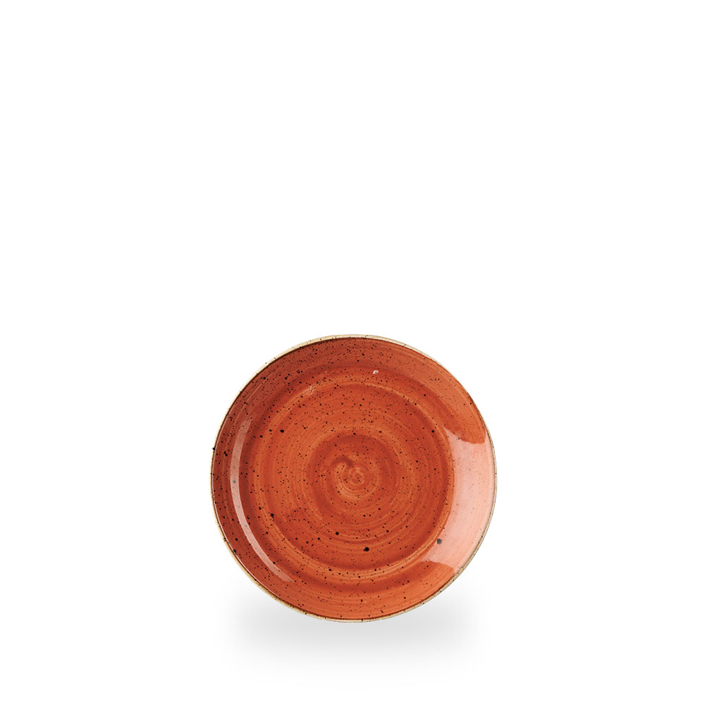 Churchill Stonecast Spiced Orange Teller Flach Coup 16,5 cm