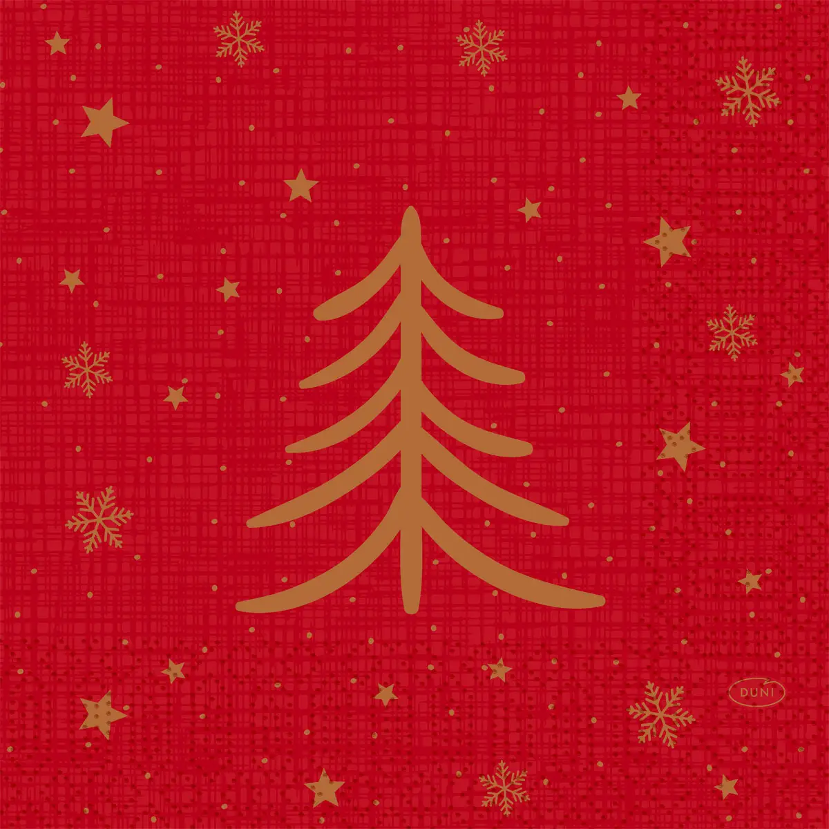Zelltuchservietten - Shimmer trees, 33 x 33 cm, 3-lagig, 1/4 Falz