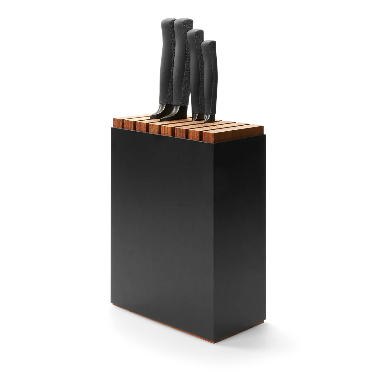 Performer - Messerblock 5-teilig, schwarz