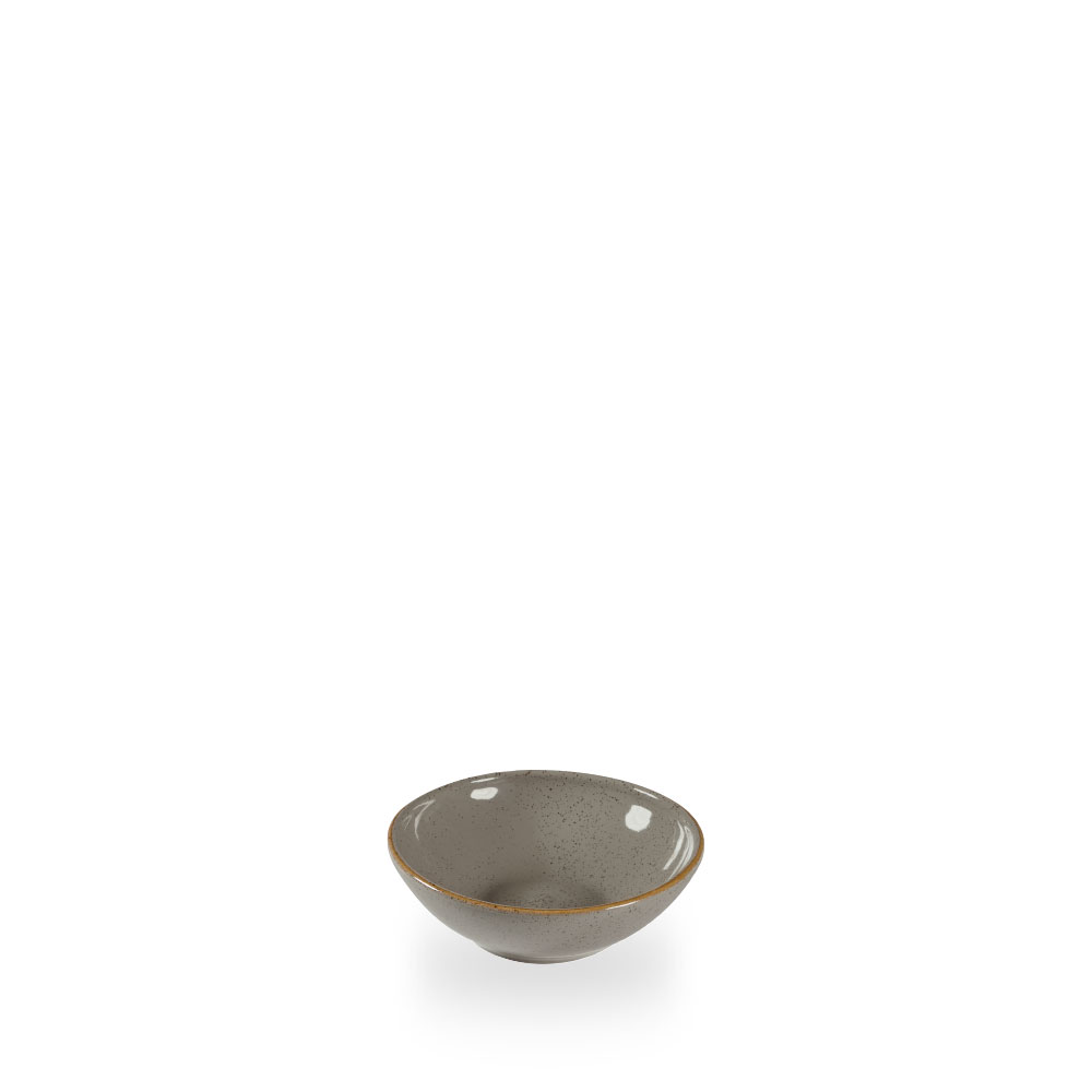 Churchill Stonecast Grey Bowl Oval 11.7 x 3.8 cm, 20Cl