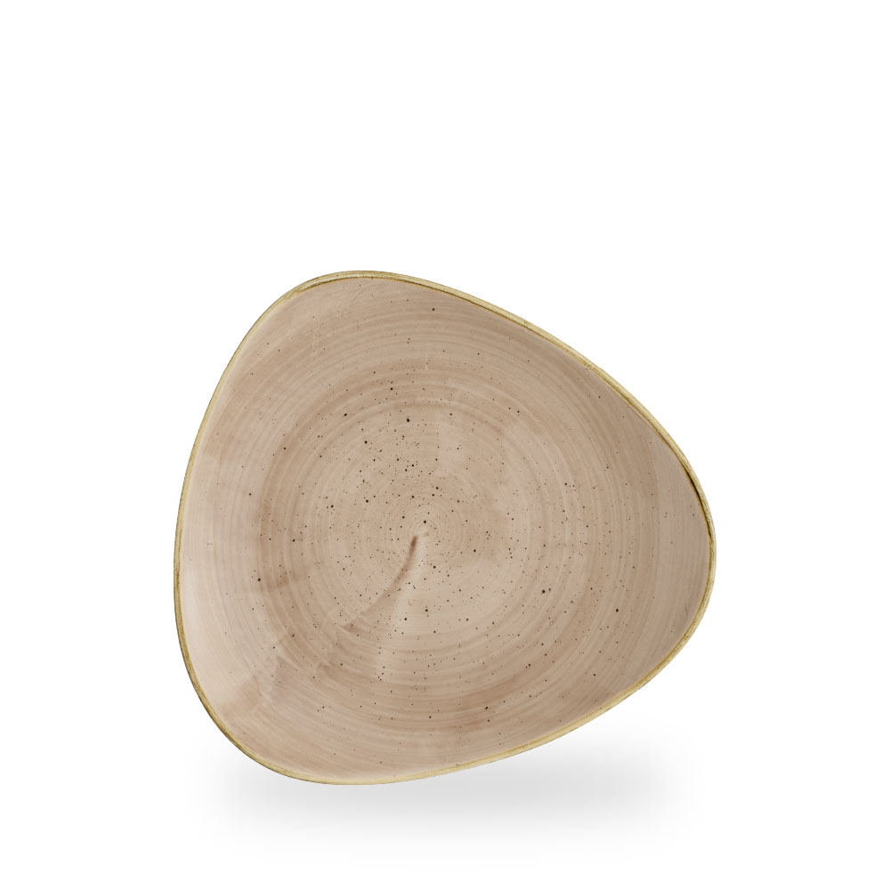 Churchill Stonecast Truffle Dreieckiger Teller 23 cm 