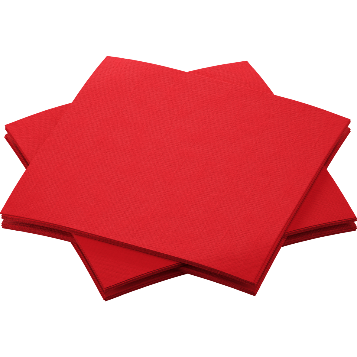 BIO Dunisoft-Servietten, 20 x 20 cm, rot