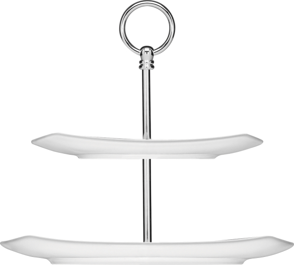 Options - Etagerenteller flach coup viereck, 27 cm
