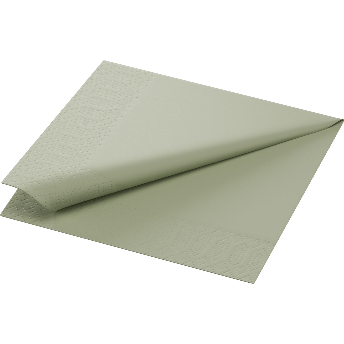 Zelltuchservietten, 33 x 33 cm, 3-lagig 1/4 Falz, pistachio green