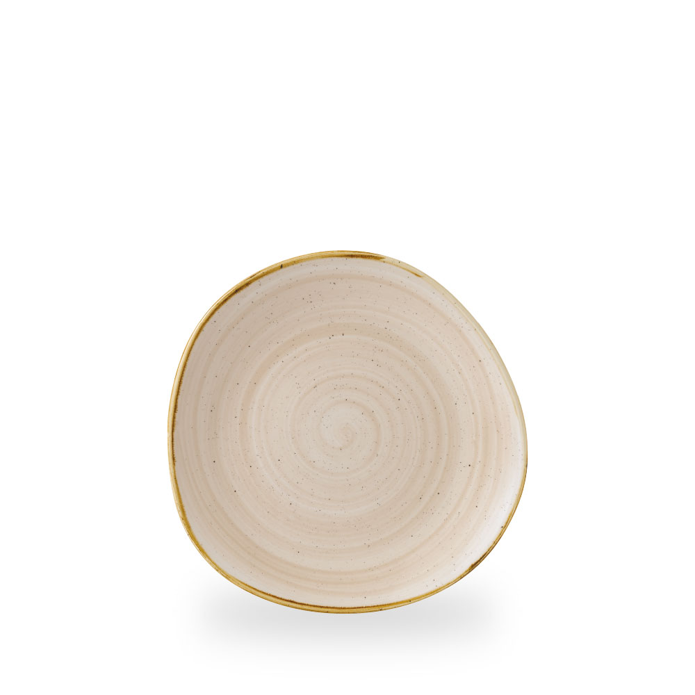 Churchill Stonecast Nutmeg Cream Teller Organisch 21 cm