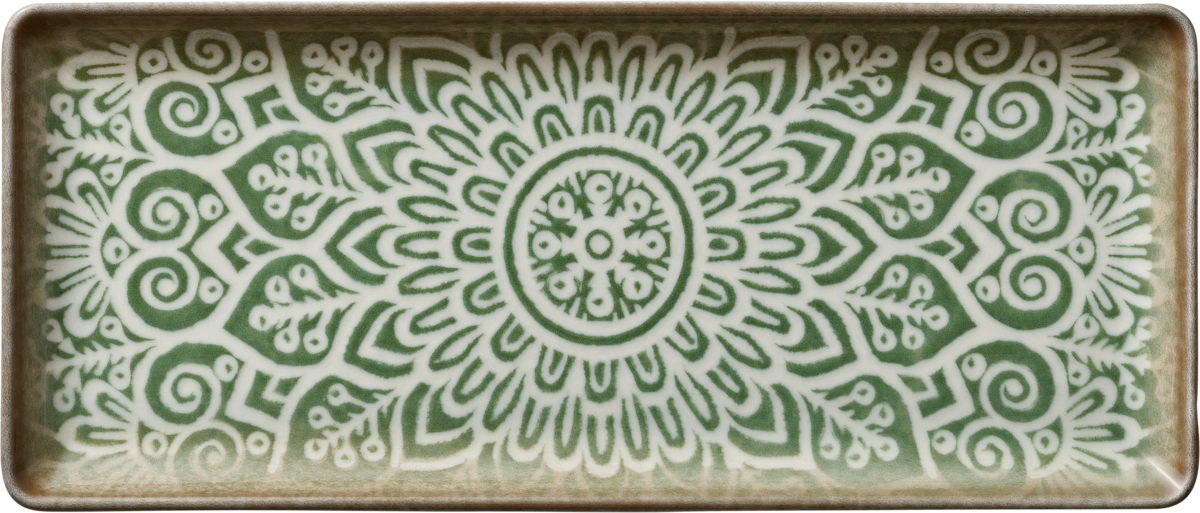 Soulmate - Platte rechteckig jade 35x15cm